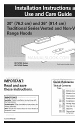 KitchenAid KHTU160KBT1 Installation Instructions And Use & Care Manual