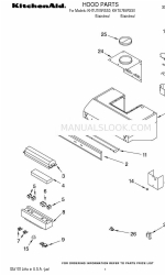 KitchenAid KHTU705RSS0 Список деталей