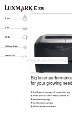 Lexmark E 330 Especificaciones