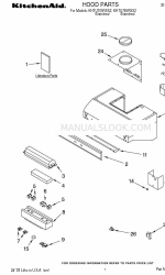 KitchenAid KHTU705RSS2 Teileliste