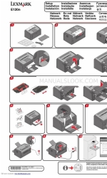 Lexmark E120n Manual de início rápido