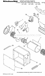 KitchenAid KIRD801HSS0 Lista de peças