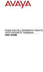 Avaya one-X 1603 Manual do utilizador