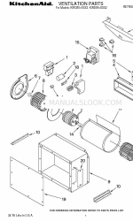 KitchenAid KIRD801XSS2 Lista de peças