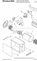 KitchenAid KIRD801XSS3 Onderdelenlijst