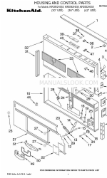 KitchenAid KIRD802HSS0 Список деталей