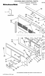 KitchenAid KIRD802HSS1 Elenco delle parti