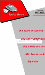 Lexmark E238 Service Manual