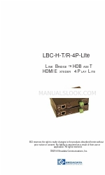 Broadata LBC-H-T/R-4P-LITE User Manual