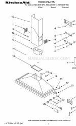 KitchenAid KWCU265HBT1 Перелік деталей