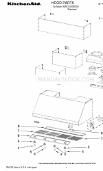 KitchenAid KWCU300WSS0 Lista de peças