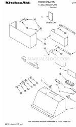 KitchenAid KWCU320JSS0 Перелік деталей