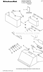 KitchenAid KWCU320JSS1 Parça Listesi