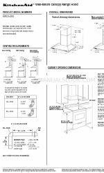 KitchenAid KWCU405S Dimensiones del producto