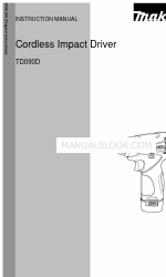 Makita TD090D Manual de instruções