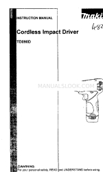 Makita TD090D Manual de instruções