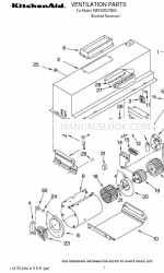 KitchenAid KWVU205YBA2 Daftar Bagian