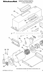 KitchenAid KWVU265YBA0 Lista de piezas