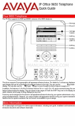 Avaya one-X 9650C Skrócona instrukcja obsługi