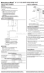 KitchenAid KXI2536Y Manuel