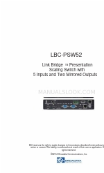 Broadata Link Bridge LBC-PSW52 Podręcznik użytkownika