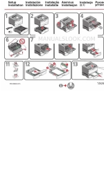 Lexmark E460 Series Feuille de configuration