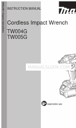 Makita TW005G Інструкція з експлуатації