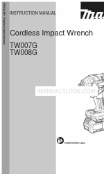 Makita TW007GZ 사용 설명서