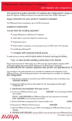 Avaya VPNremote for 4600 Series User Installation And Configuration Quick Start