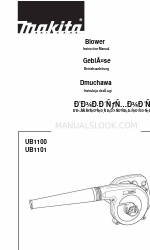 Makita UB1101 Buku Petunjuk