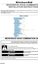 KitchenAid Architect II KHMS1850S Manual de instrucciones de instalación