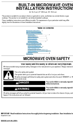 KitchenAid Architect Series KBMS1454R Manuel d'instructions d'installation