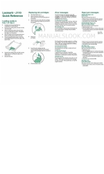 Lexmark J 110 Quick Reference