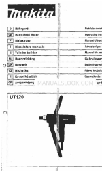 Makita UT120 Petunjuk Pengoperasian