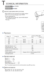 Makita UT2204 Техническая информация