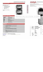 Avaya 3616 Series Quick Reference Manual