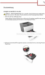 Lexmark M1145 Petunjuk pencetakan (Bahasa Jerman)