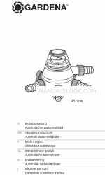 Gardena 1198 Інструкція з експлуатації Посібник з експлуатації