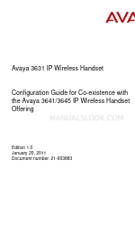 Avaya 3631 Manual de configuração