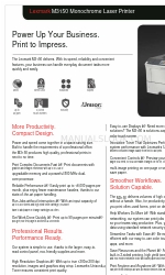 Lexmark M3150 Teknik Özellikler