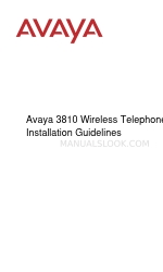 Avaya 3810 Installations-Manuale