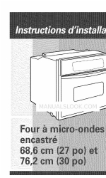 KitchenAid KBMC147HBL05 Instructions d'installation