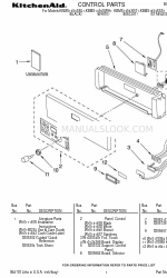 KitchenAid KBMS1454SBL1 Teileliste