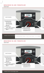 Fronius MagicWave 190 Skrócona instrukcja obsługi