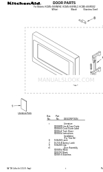 KitchenAid KCMS1555RBL2 부품 목록