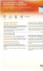 Lexmark MS310 Series Specfications
