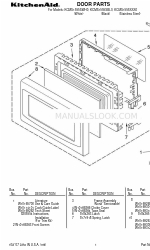 KitchenAid KCMS1555SSS0 Lista de piezas