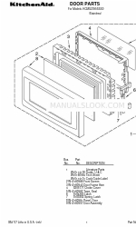 KitchenAid KCMS2055SSS0 Lista de piezas