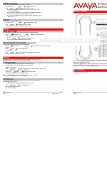 Avaya 9404 Skrócona instrukcja obsługi