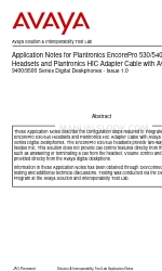 Avaya 9500 Notas de aplicación